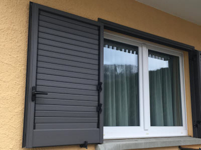 Klappladen aus Aluminium