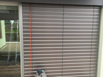 Lamellenstoren mit Galerie