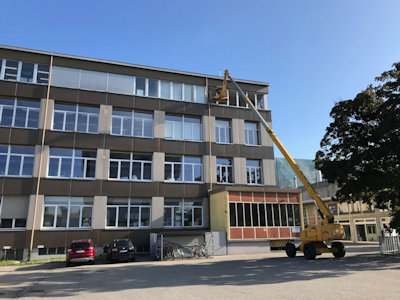 Spezialauftrag in luftiger Höhe